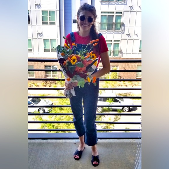 Lucky Brand denim fitted overalls - Picture 14 of 14